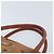 MCM Vicetos Logogram Borsa a Mano PVC Pelle Marrone Oro Auth gh1798 D'oro - vista 8
