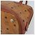 MCM Vicetos Logogram Borsa a Mano PVC Pelle Marrone Oro Auth gh1798 D'oro - vista 9