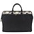 Borsa a mano Burberry Nova Check Black label nylon argento nero Auth bs33588 - vista 3