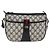 Borsa a Spalla Gucci GG Supreme Sherry Line PVC Blu Navy Oro 89 02 032 Auth ARZ238 D'oro - vista 13