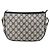 Borsa a Spalla Gucci GG Supreme Sherry Line PVC Blu Navy Oro 89 02 032 Auth ARZ238 D'oro - vista 2