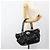Borsa a mano Gancini in pelle verniciata nera e argento Auth BA11053 di Salvatore Ferragamo - vista 23