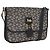 Céline Borsa a Spalla in Tela Macadam C di CELINE, blu navy e oro, autentica 173478 D'oro