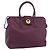 SAINT LAURENT Borsa a mano in pelle viola oro 274766 Auth BA11116V D'oro Porpora