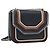 Autre Marque Borsa a mano Stella McCartney in pelle 2 vie nera argento autentica BA10361 Nero