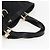Borsa a mano Abbey in tela GG Gucci nera e oro 130739 Auth gh1861 Nero D'oro - vista 7
