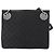 Borsa a Spalla GG Canvas Gucci Nera Argento 120841 Auth ep13072 Nero - vista 2