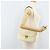 Céline CELINE Macadam Canvas Schultertasche mit Pferdewagen-Motiv aus Leder in Weiß und Gold Auth 172964 Golden - Ansicht 25