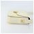 Céline CELINE Macadam Canvas Schultertasche mit Pferdewagen-Motiv aus Leder in Weiß und Gold Auth 172964 Golden - Ansicht 3