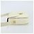 Céline CELINE Macadam Canvas Schultertasche mit Pferdewagen-Motiv aus Leder in Weiß und Gold Auth 172964 Golden - Ansicht 4