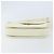 Céline CELINE Macadam Canvas Schultertasche mit Pferdewagen-Motiv aus Leder in Weiß und Gold Auth 172964 Golden - Ansicht 5