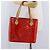 LOUIS VUITTON Borsa a Mano Houston Monogram Vernis Rossa M91092 LV Auth ki6445 Rosso - vista 24