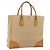 PRADA Handtasche aus Canvas Beige Silber Authentisch bs33611