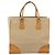 PRADA Handtasche aus Canvas Beige Silber Authentisch bs33611 - Ansicht 2