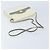 Christian Dior Borsa a Spalla in Tela Honeycomb PVC Bianco Oro Auth ARZ226 D'oro - vista 7