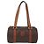 Céline Borsa a mano in tela Macadam CELINE in pelle PVC marrone e oro Auth mr2020 D'oro - vista 13