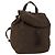 Zaino PRADA in nylon marrone e oro Auth bs33338 D'oro