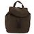 Zaino PRADA in nylon marrone e oro Auth bs33338 D'oro - vista 13