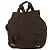Zaino PRADA in nylon marrone e oro Auth bs33338 D'oro - vista 2