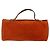 Céline CELINE C Macadam Canvas Boston Tasche aus Wildleder Orange Silber Authentisch gh1851 - Ansicht 2