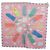 Hermès Foulard HERMES Carre 90 ""L'Heure des Gants"" in seta rosa Auth LNZ365SAM - vista 13