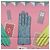 Hermès Foulard HERMES Carre 90 ""L'Heure des Gants"" in seta rosa Auth LNZ365SAM - vista 3