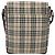 Burberry Borsa a Spalla Nova Check in Tela Beige Argento Auth fm5222 - vista 2