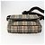 Burberry Borsa a Spalla Nova Check in Tela Beige Argento Auth fm5222 - vista 5