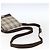 Burberry Borsa a Spalla Nova Check in Tela Beige Argento Auth fm5222 - vista 7