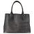 Berluti Calligraphy To Joule Tote Bag aus schwarzem Leder mit Silber authentisch 172921 - Ansicht 13