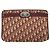 Borsa a Spalla in Tela Trotter Christian Dior Rossa Oro Auth LNZ038 - vista 13