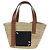 LOEWE - Borsa My Neighbor Totoro Studio Ghibli in rafia beige Auth 166978SM - vista 13