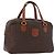 Céline Borsa a mano in tela Macadam CELINE in pelle PVC marrone oro Auth 172767 D'oro