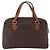 Céline Borsa a mano in tela Macadam CELINE in pelle PVC marrone oro Auth 172767 D'oro - vista 2