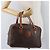 Céline Borsa a mano in tela Macadam CELINE in pelle PVC marrone oro Auth 172767 D'oro - vista 23