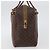 Céline Borsa a mano in tela Macadam CELINE in pelle PVC marrone oro Auth 172767 D'oro - vista 4