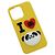 Dolce & Gabbana DOLCE&GABBANA D&G x Jujutsu Kaisen Custodia iPhone 13 Pro Panda Gialla Auth 166921SM Giallo
