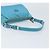 PRADA Schultertasche Nylon Hellblau Silber Auth LNZ298 - Ansicht 7