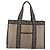 FENDI Tote Bag aus braunem Canvas mit Silber authentisch bs33677 - Ansicht 13
