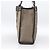 FENDI Tote Bag aus braunem Canvas mit Silber authentisch bs33677 - Ansicht 4