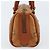Borsa Boston Mini Vicetos Logogram MCM in PVC Marrone Oro Auth gh1736 D'oro - vista 3