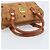Borsa Boston Mini Vicetos Logogram MCM in PVC Marrone Oro Auth gh1736 D'oro - vista 7