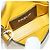 Borsa a secchiello Nano Drago in pelle FENDI x FRGMT x POKMON Gialla Auth 166961SM Argento Giallo - vista 10