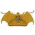 Borsa a secchiello Nano Drago in pelle FENDI x FRGMT x POKMON Gialla Auth 166961SM Argento Giallo - vista 2