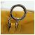 Borsa a secchiello Nano Drago in pelle FENDI x FRGMT x POKMON Gialla Auth 166961SM Argento Giallo - vista 20
