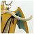 Borsa a secchiello Nano Drago in pelle FENDI x FRGMT x POKMON Gialla Auth 166961SM Argento Giallo - vista 21