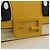 Borsa a secchiello Nano Drago in pelle FENDI x FRGMT x POKMON Gialla Auth 166961SM Argento Giallo - vista 23