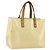 LOUIS VUITTON Monogram Vernis Reade PM Bolsa de Mão Perle M91336 LV Auth gh1741