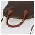 Céline Borsa a mano in tela Macadam CELINE in pelle PVC 2 in 1 marrone oro Auth ki6435 D'oro - vista 6