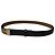 Céline Vintage Celine Paris Gürtel aus schwarzem Leder mit Schlangenprägung